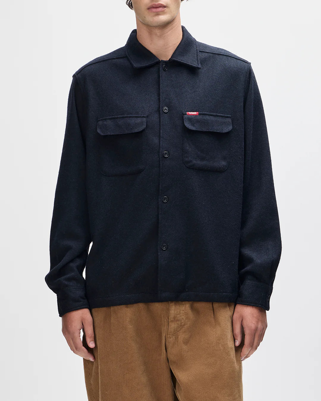 Deus Ex Machina | La chemise en laine ''Clayton'' - Noir