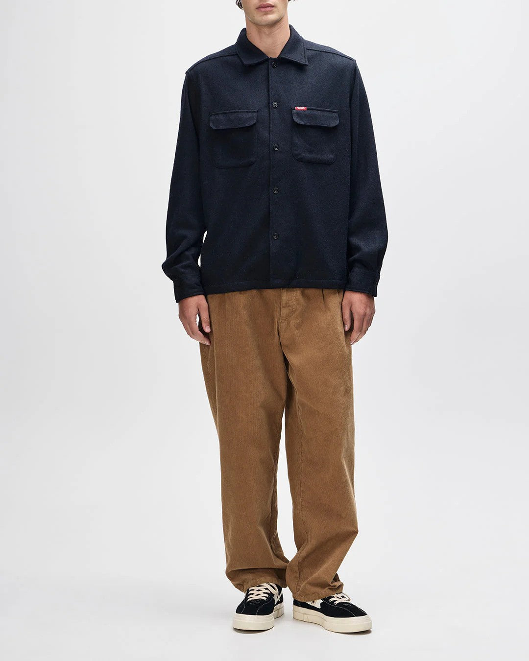 Deus Ex Machina | La chemise en laine ''Clayton'' - Noir