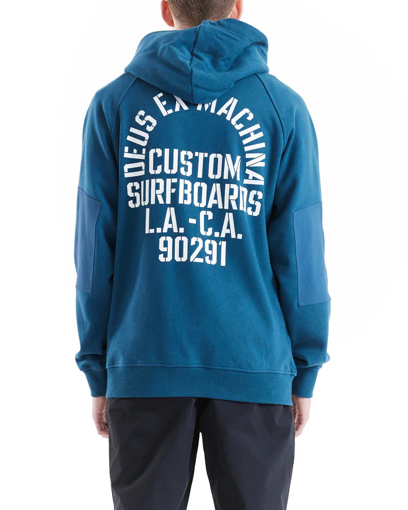 Deus Ex Machina | Sweat à capuche "Quay" - Bleu