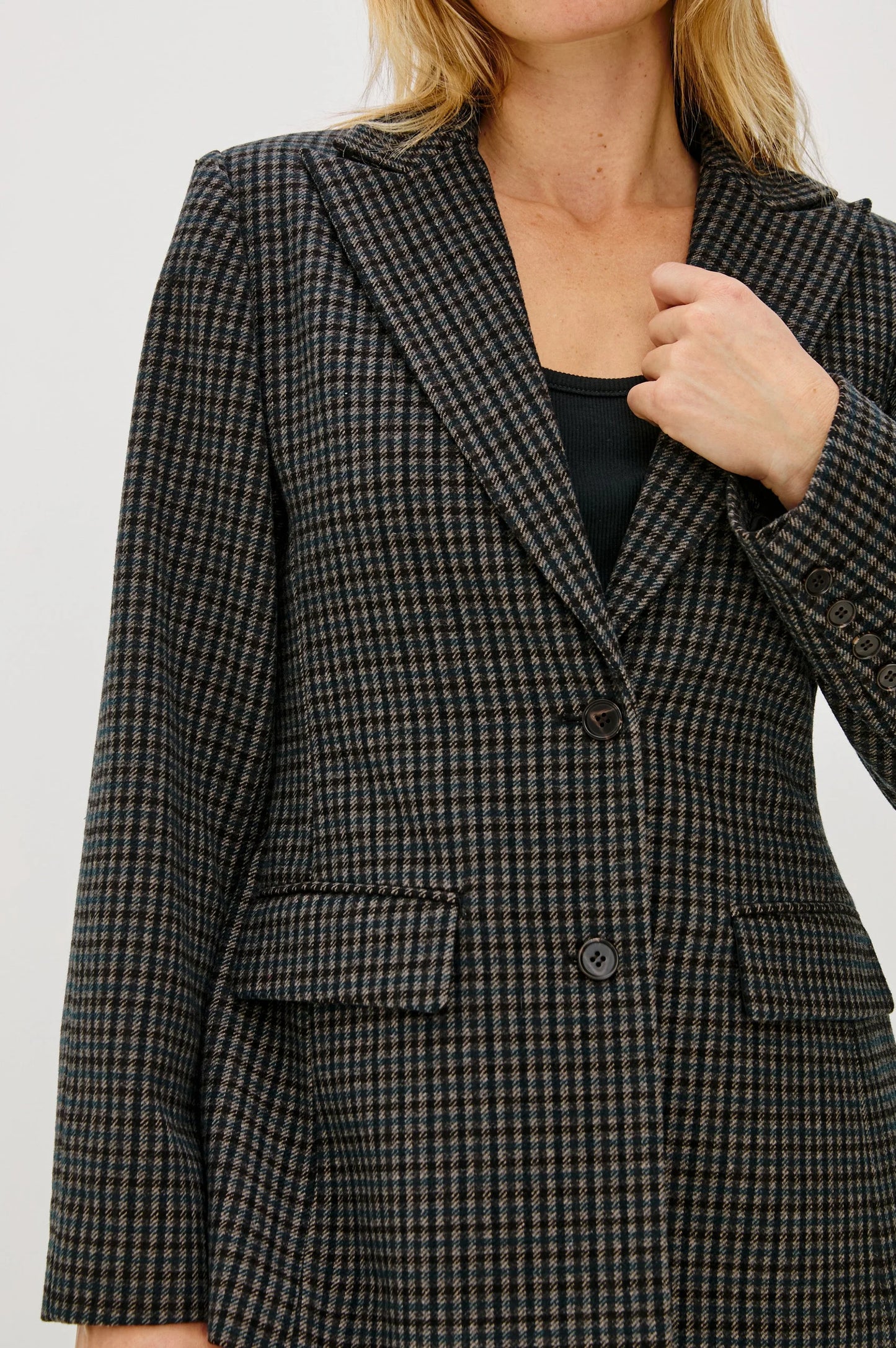 Rails | Blazer "Doris" - Noir/Gris/Bleu