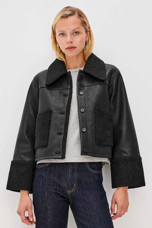 Rails | Veste ''Dria'' en shearling  - Noir