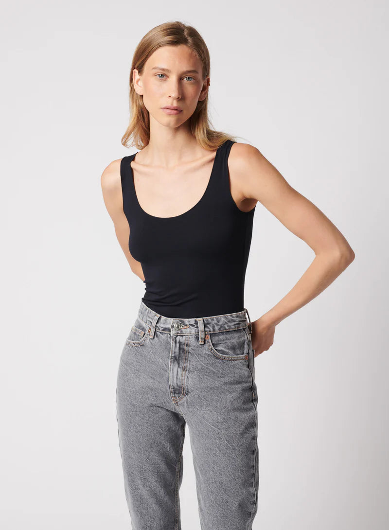 Majestic filatures | Tank top "SOFT TOUCH" - Marine