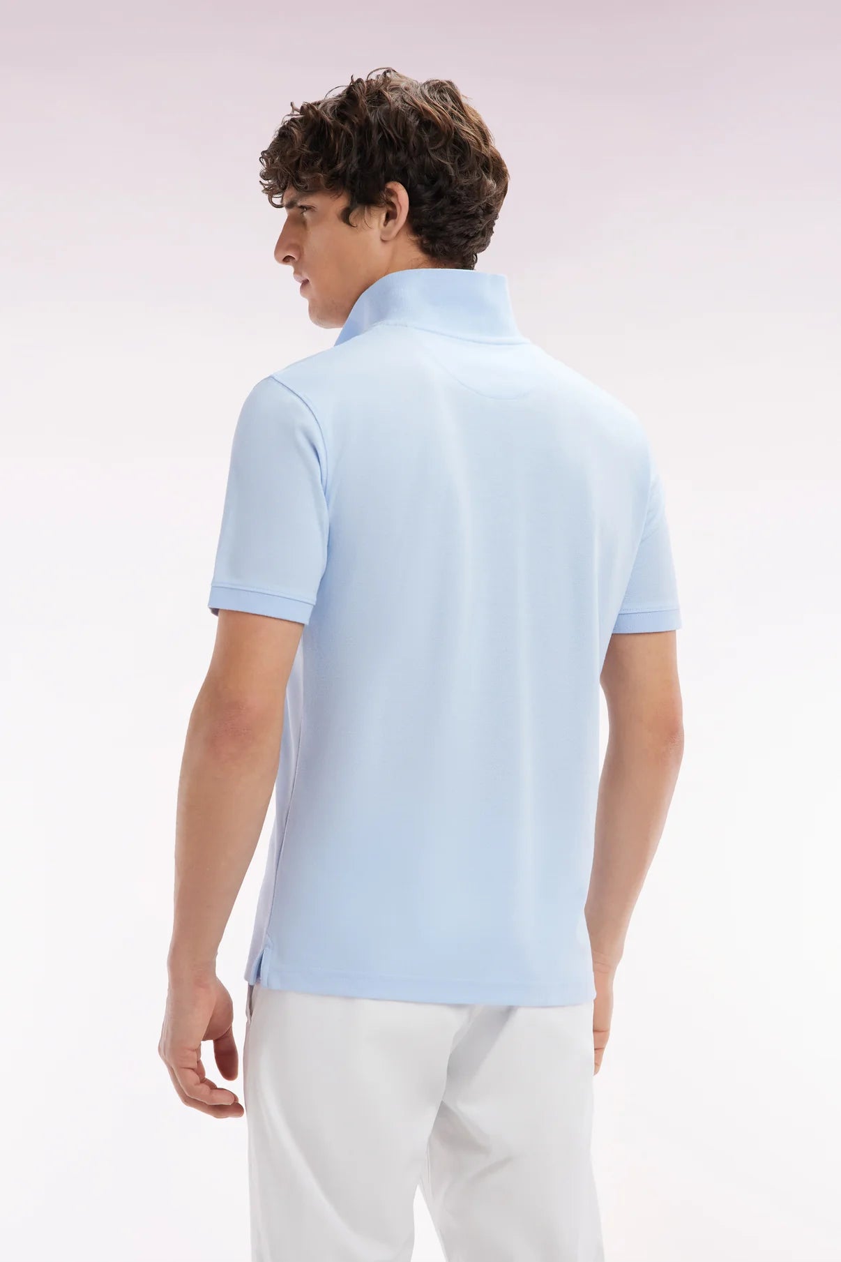 Eden Park | Polo en coton Pima - Bleu ciel