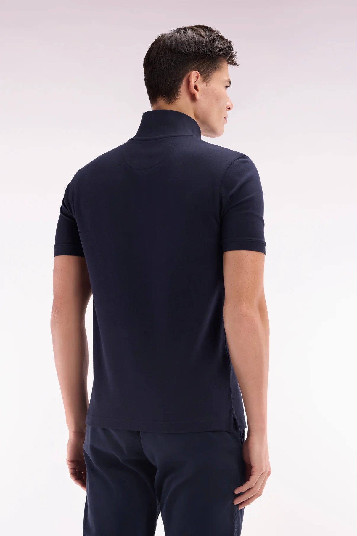 Eden Park | Polo en coton Pima - Bleu marine