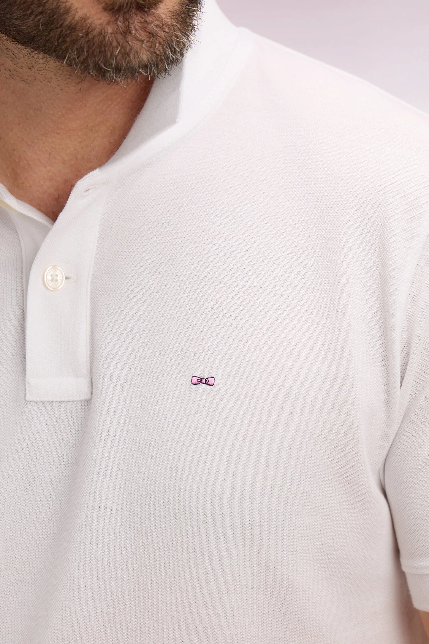 Eden Park | Polo à manches courtes en coton coupe regular - Blanc