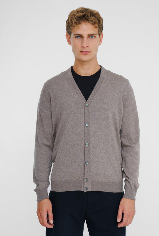 Ferrante | Gilet en laine mérinos - Beige