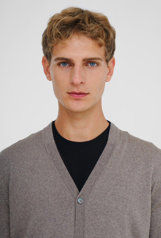 Ferrante | Gilet en laine mérinos - Beige