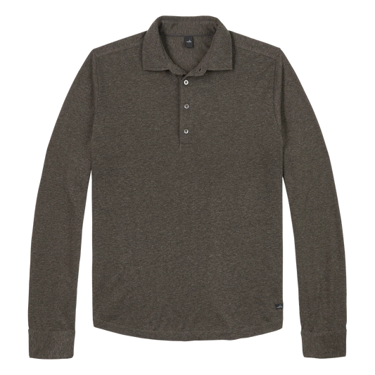 WAHTS |  Le polo en maille ''Edwards'' - Marron