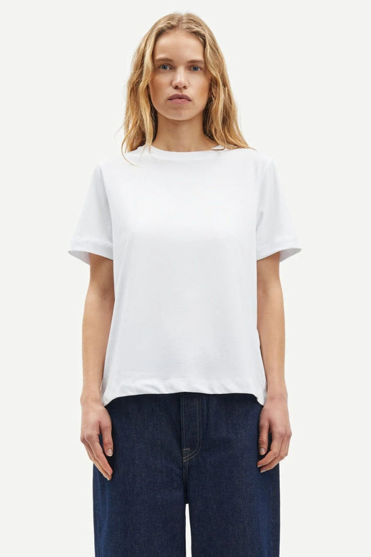 SAMSØE | T-shirt ''Camino'' coupe détendue - Blanc