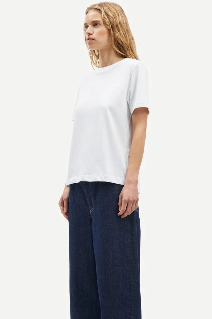 SAMSØE | T-shirt ''Camino'' coupe détendue - Blanc