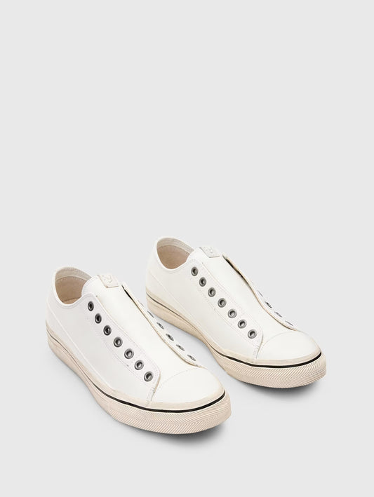 John Varvatos | Les Baskets Vulc sans lacets - Blanc