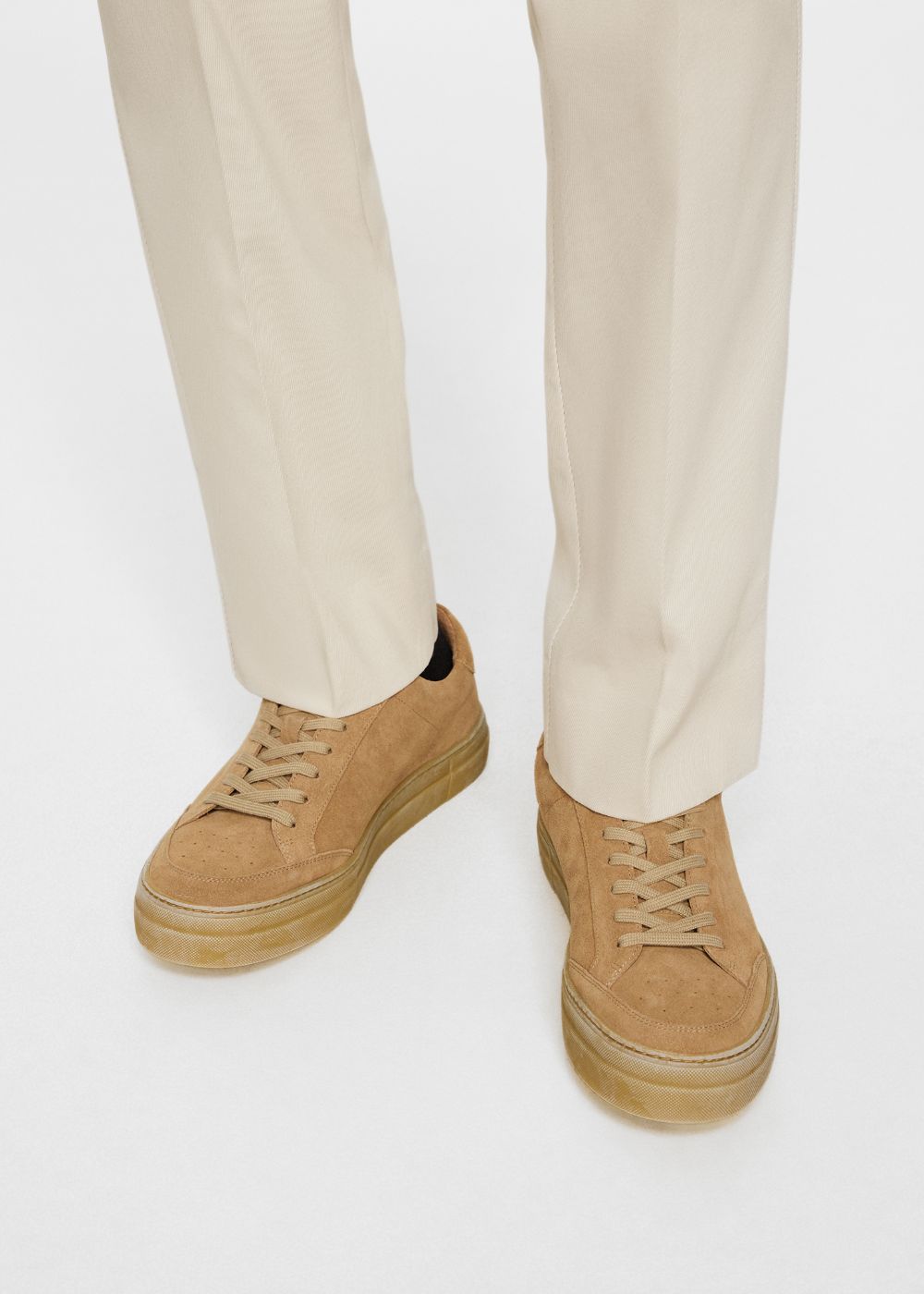 J.Lindeberg | La chaussure 'Art Signature' en suede - Beige