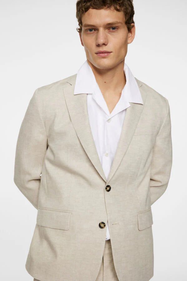 J.Lindeberg | Le costume ''ELTON'' en lin - Beige
