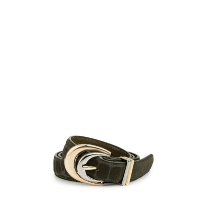 SANCIA | ceinture en cuir ''Vincent'' - Vert