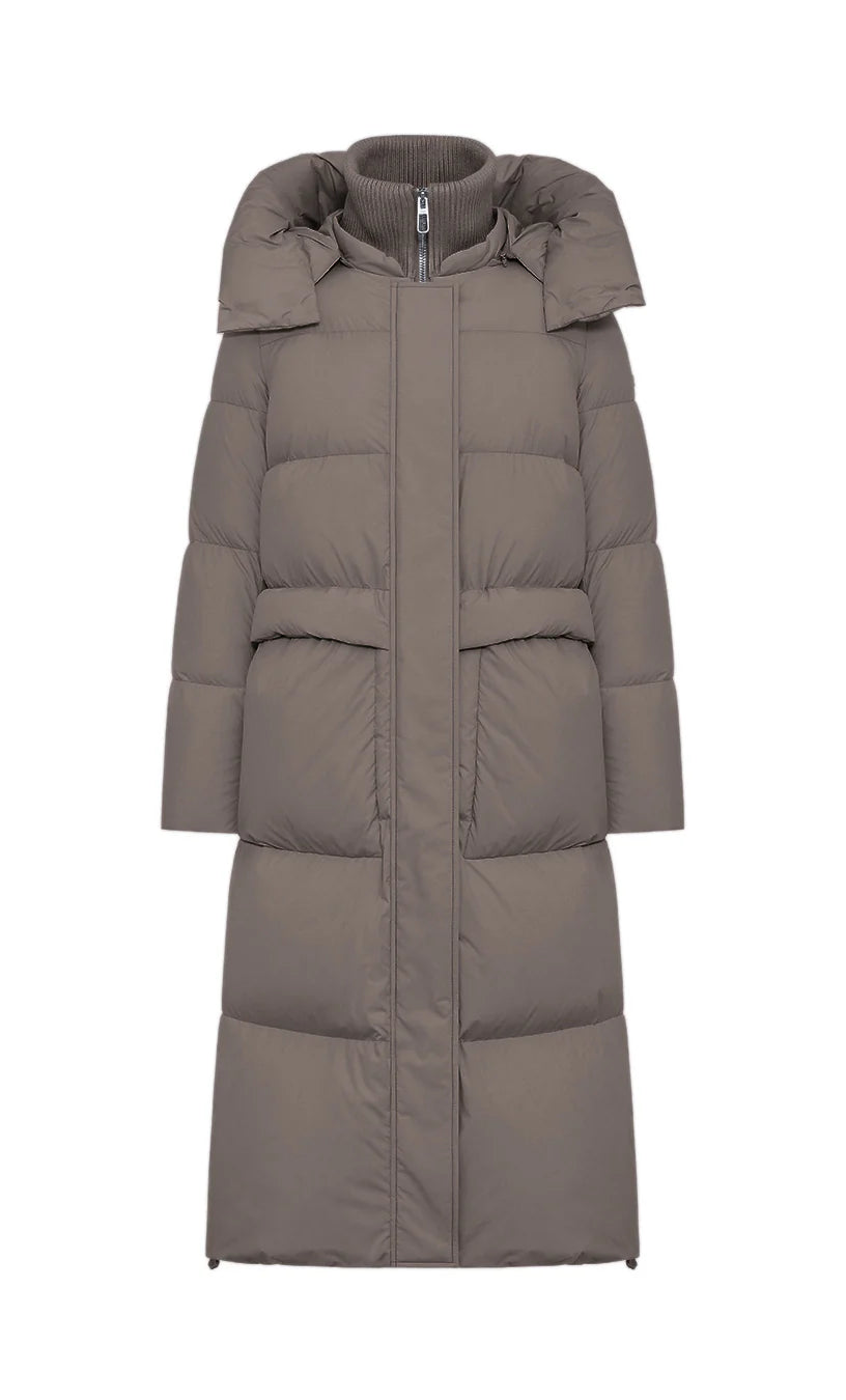 DUNO | Manteau long "Fully" - Taupe