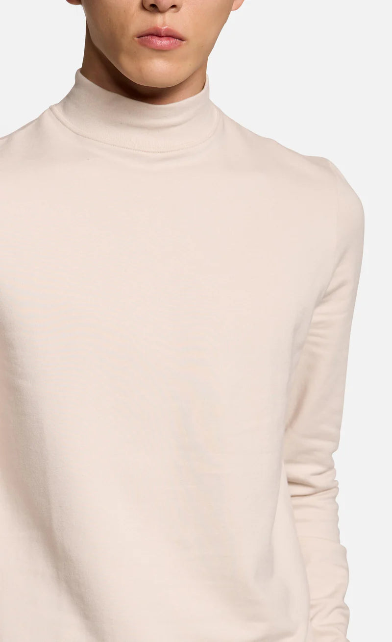 Kiefermann | Sweat-shirt à col montant- Blanc cassé