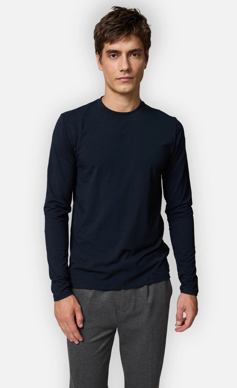 Kiefermann | T-shirt à manches longues "Alberts" - Marine