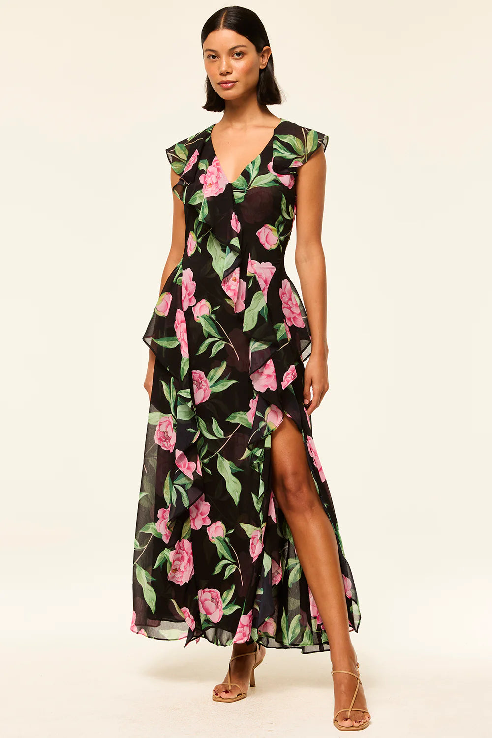 MISA | Robe "LILITH" - Floral foncé