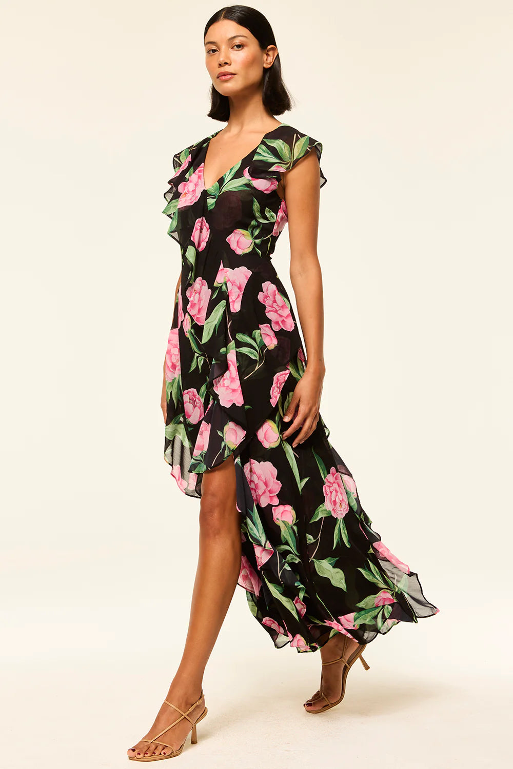MISA | Robe "LILITH" - Floral foncé
