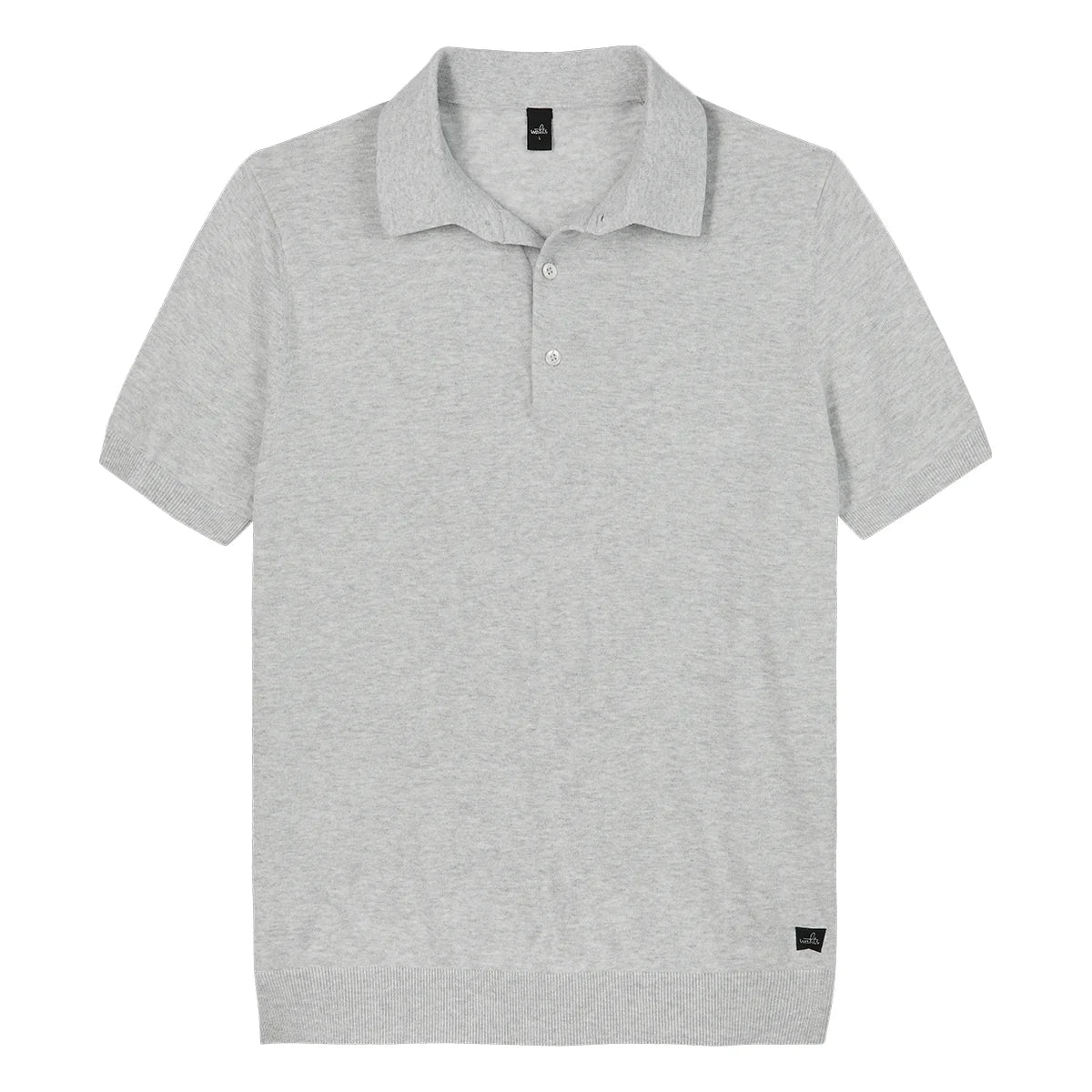 WAHTS | Polo en maille "GRAHAM" - Gris clair