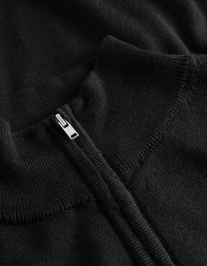 Les Deux | Pull demi-zip "Greyson" - Noir