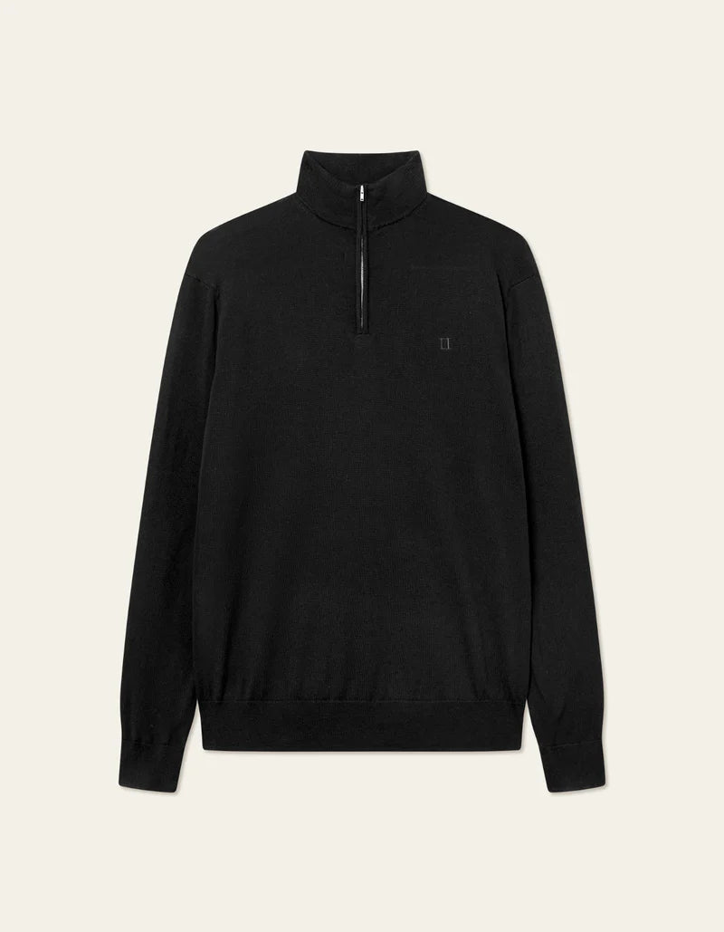 Les Deux | Pull demi-zip "Greyson" - Noir
