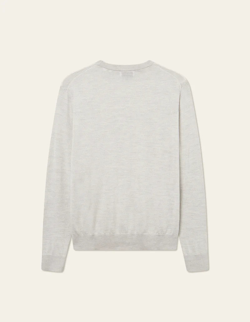 Les Deux | Pull "Greyson" - Gris / Ivoire