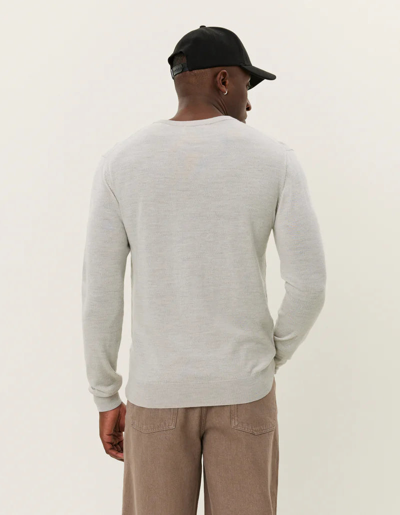 Les Deux | Pull "Greyson" - Gris / Ivoire