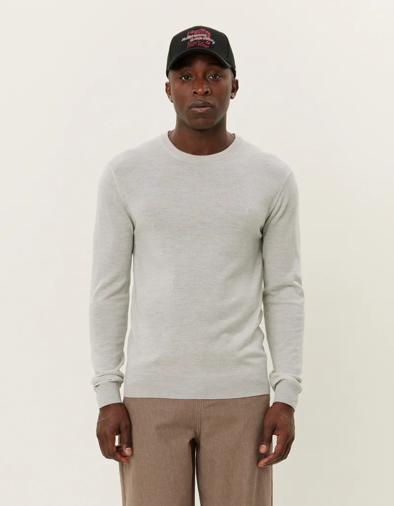 Les Deux | Pull "Greyson" - Gris / Ivoire