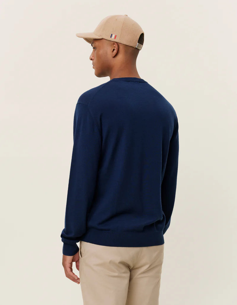Les Deux | Pull "Greyson" - Bleu marine