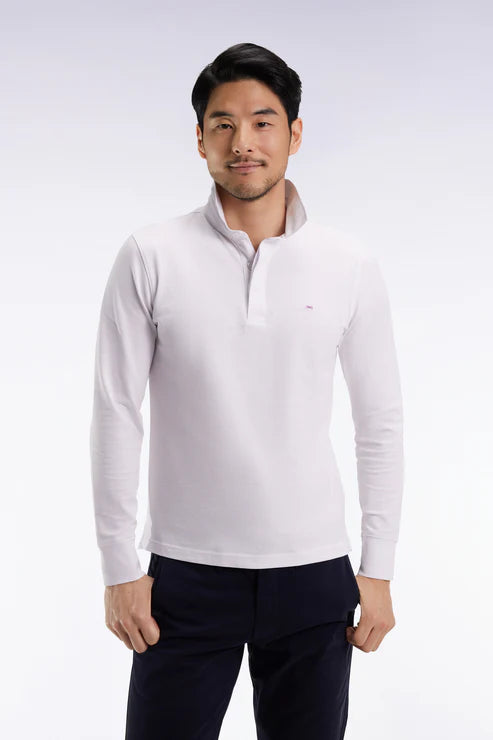 Eden Park | Polo à manches longues - Blanc