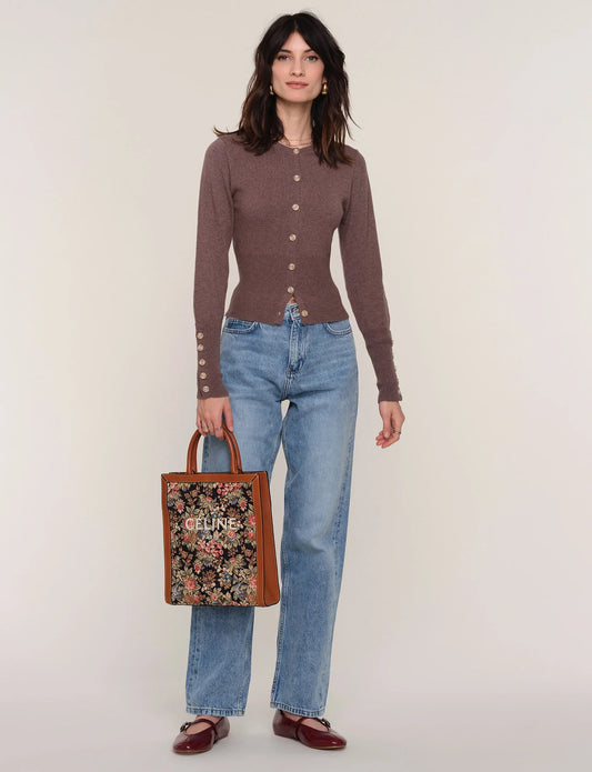 Heartloom| Cardigan "Seurat"- Taupe