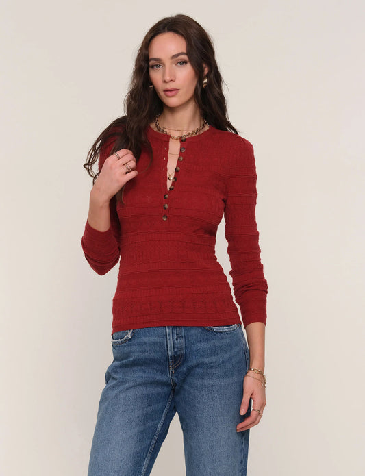 Heartloom| Haut "Daisy"- Rouge brique