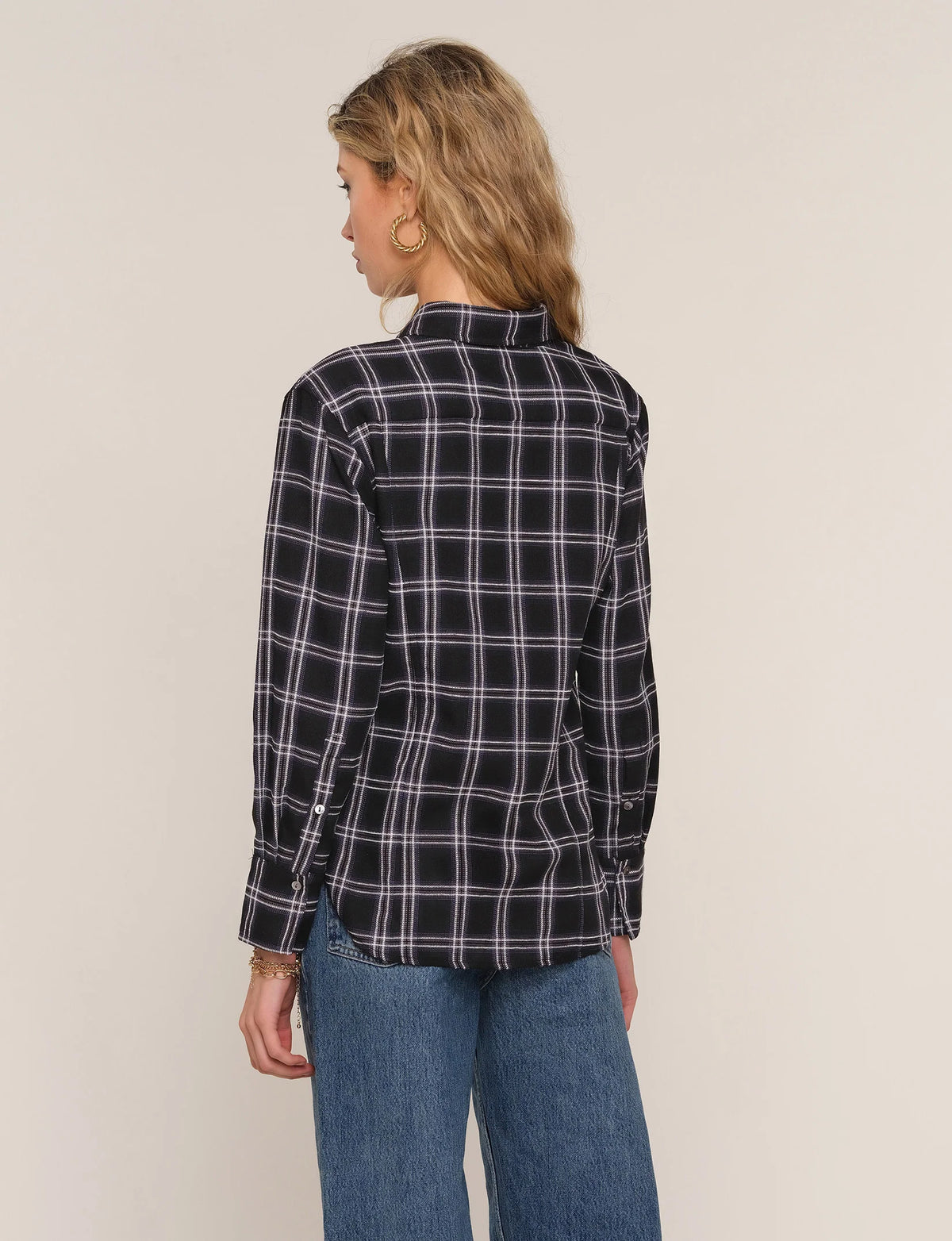 Heartloom | Chemise à carreaux "Brielle" | Noir