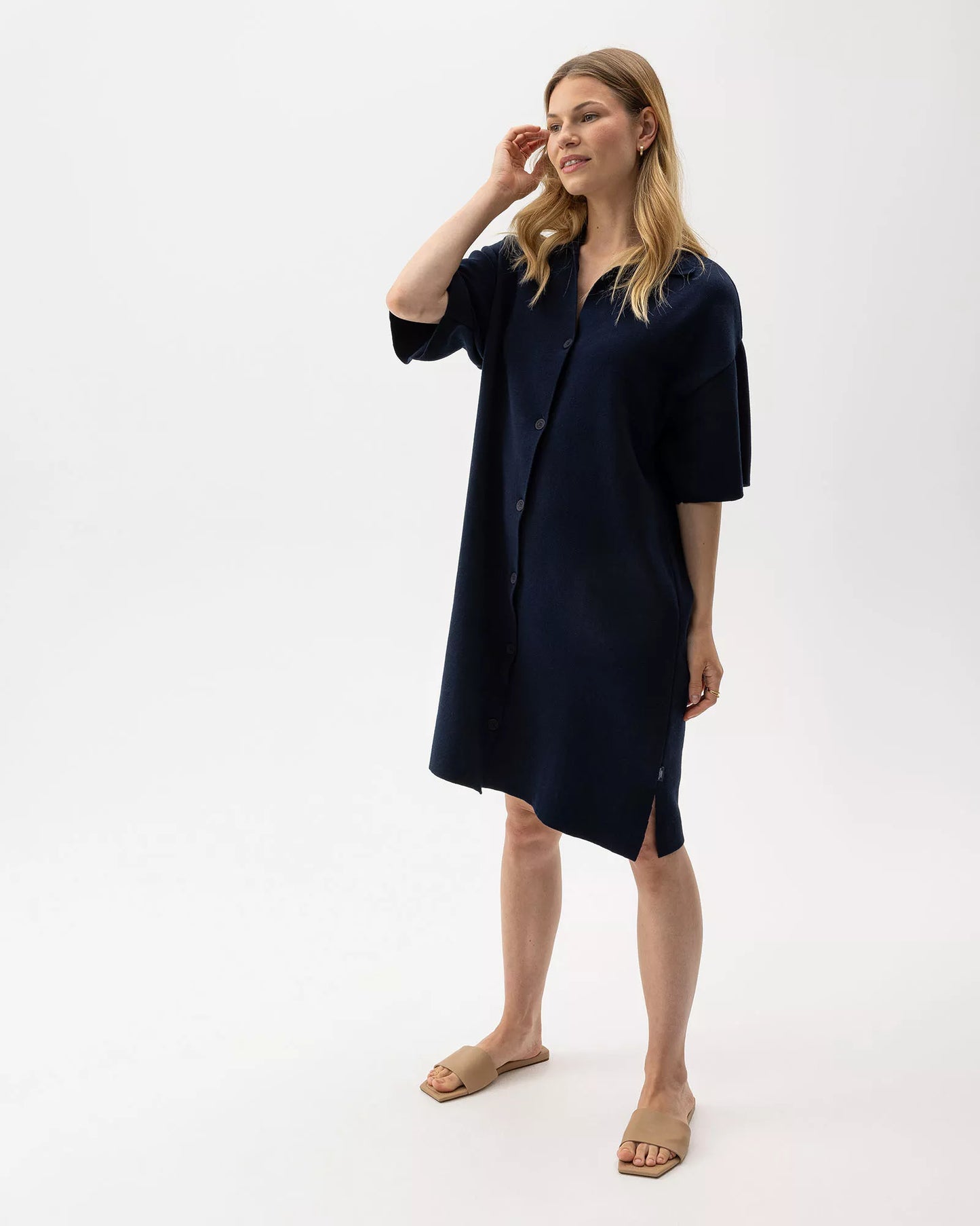 HOLEBROOK | Robe chemise "JANE" - Marine