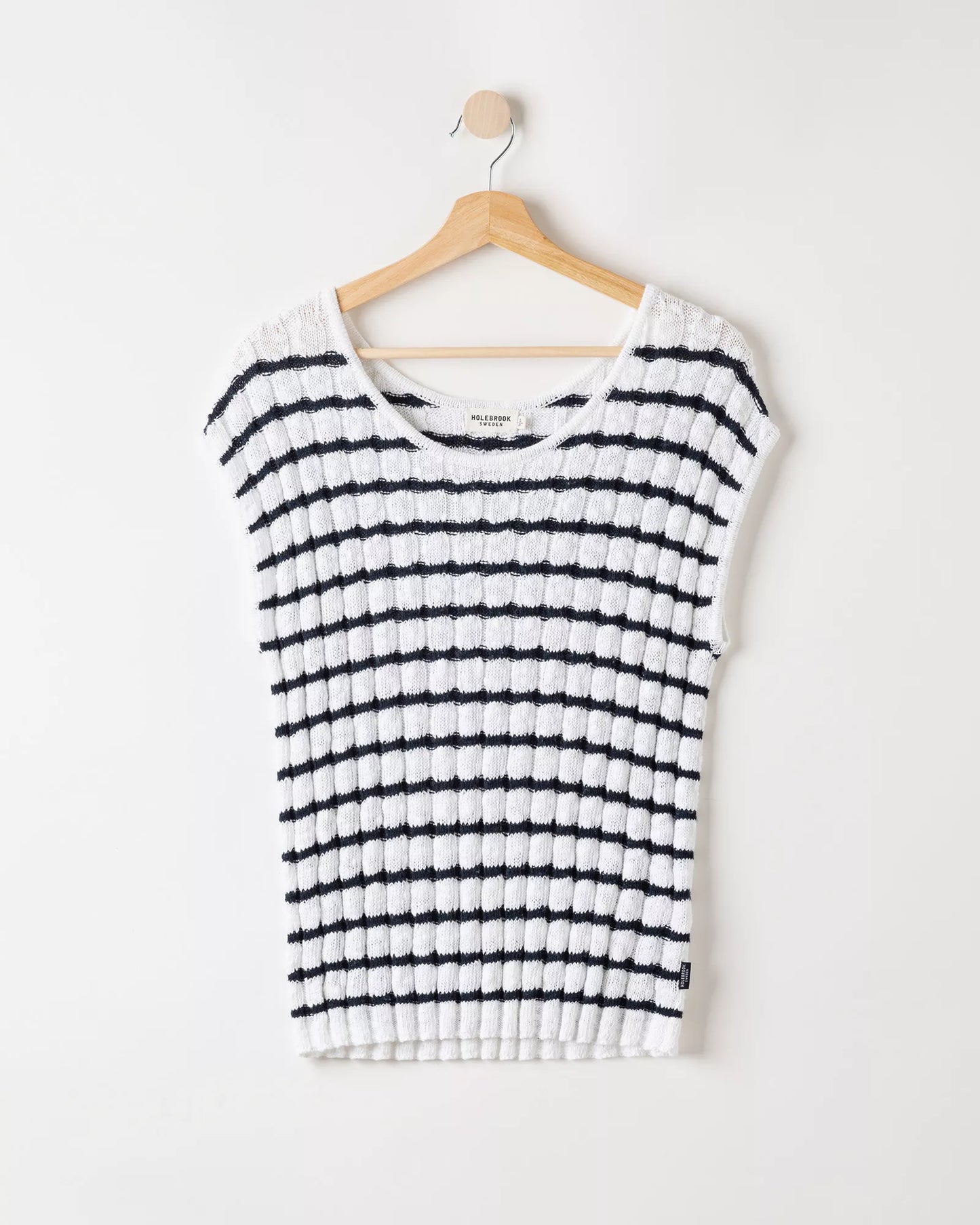 HOLEBROOK | Top sans manche "JUNI" - Blanc/bleu