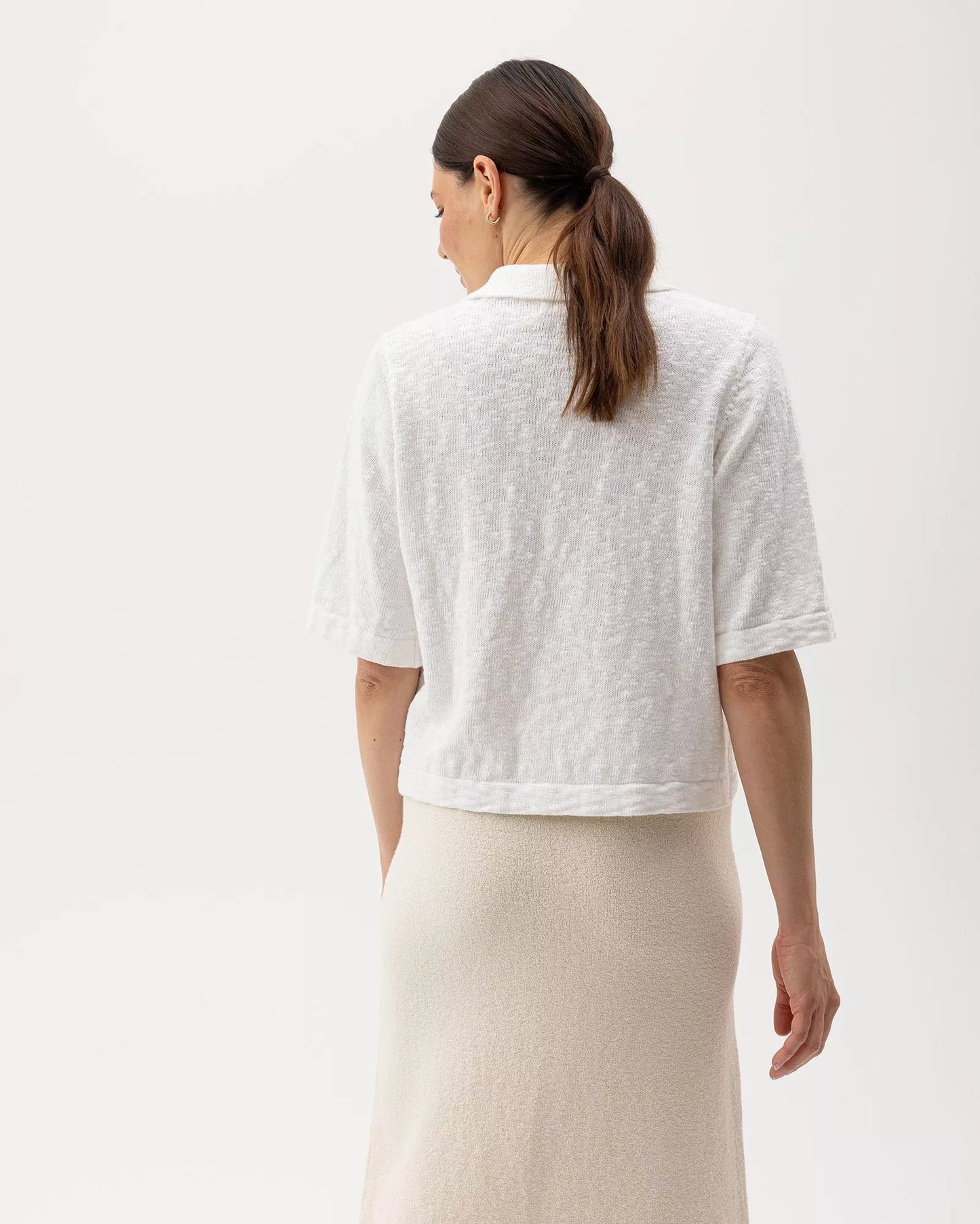 HOLEBROOK | Cardigan "JUNI" - Blanc