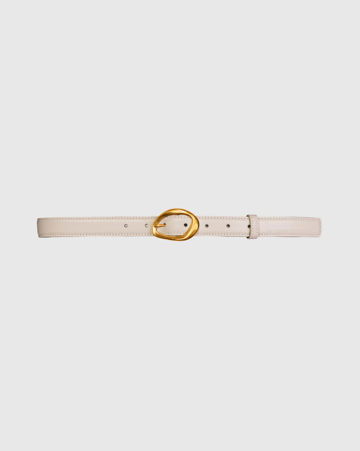 Black Suede Studio | Ceinture en cuir "Iconic Belt" - Beige
