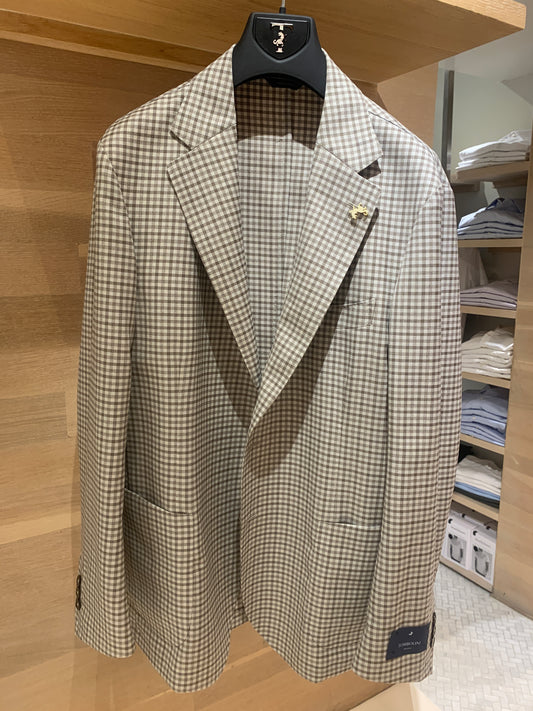 Tombolini | Veste ''Zero Gravity'' à carreaux - Beige