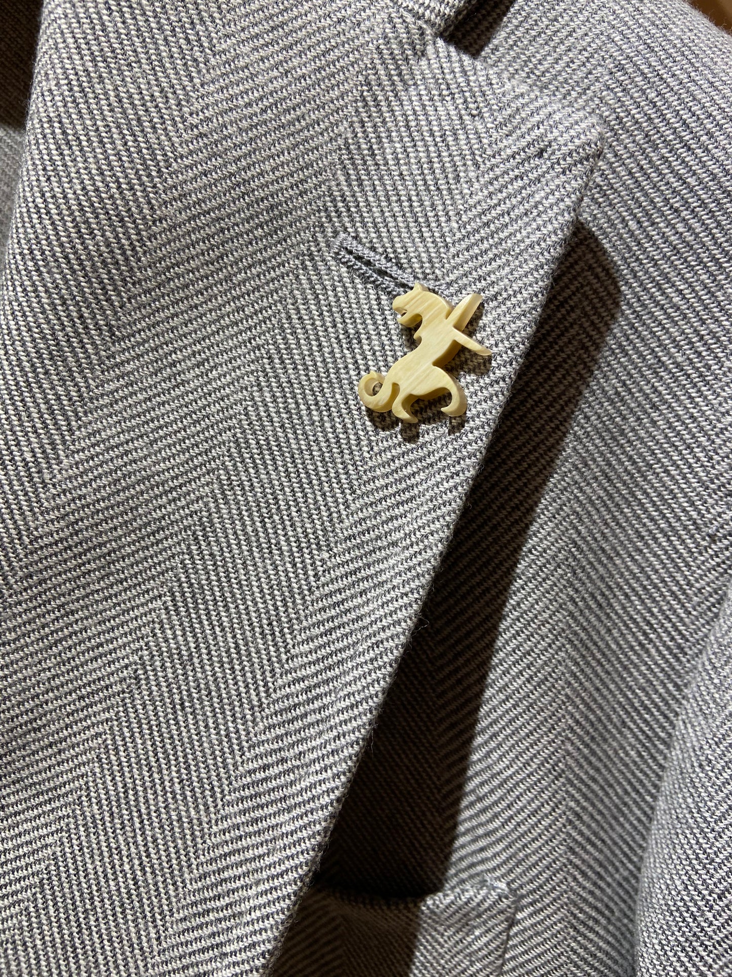 Tombolini | Veston motif chevron - Gris