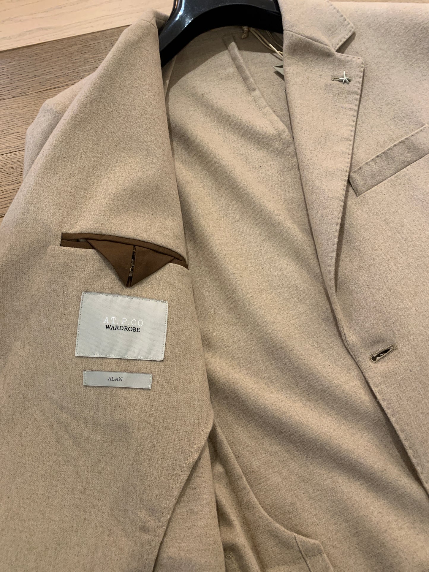 AT.P.CO | Le Blazer ''ALAN'' en flanelle - Beige