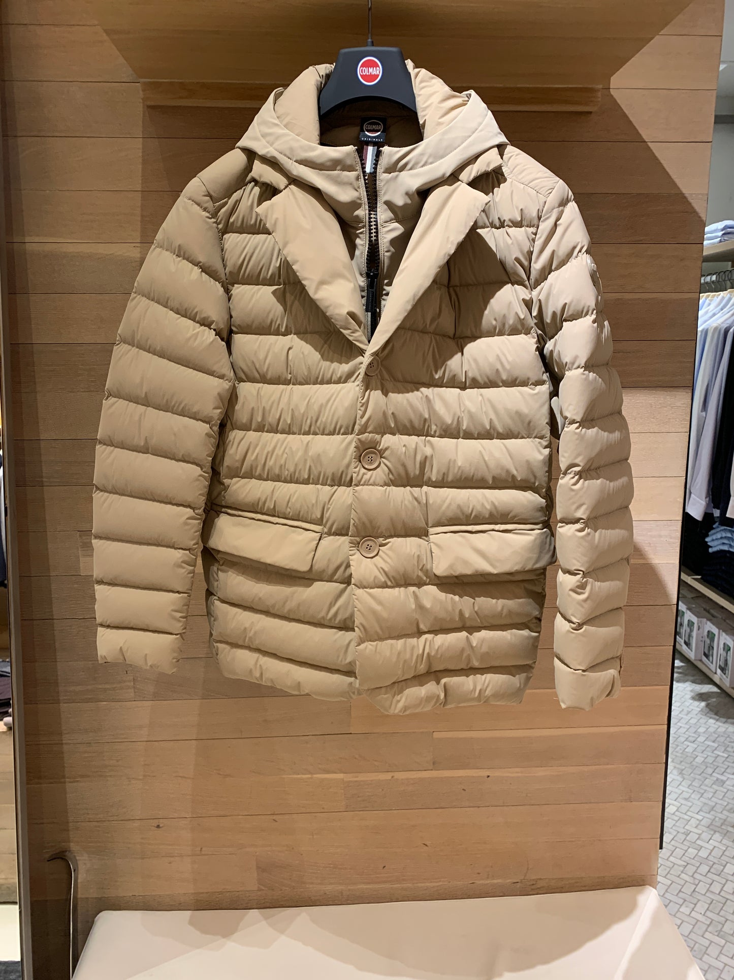 Colmar | Le Manteau Blazer avec plastron - Beige