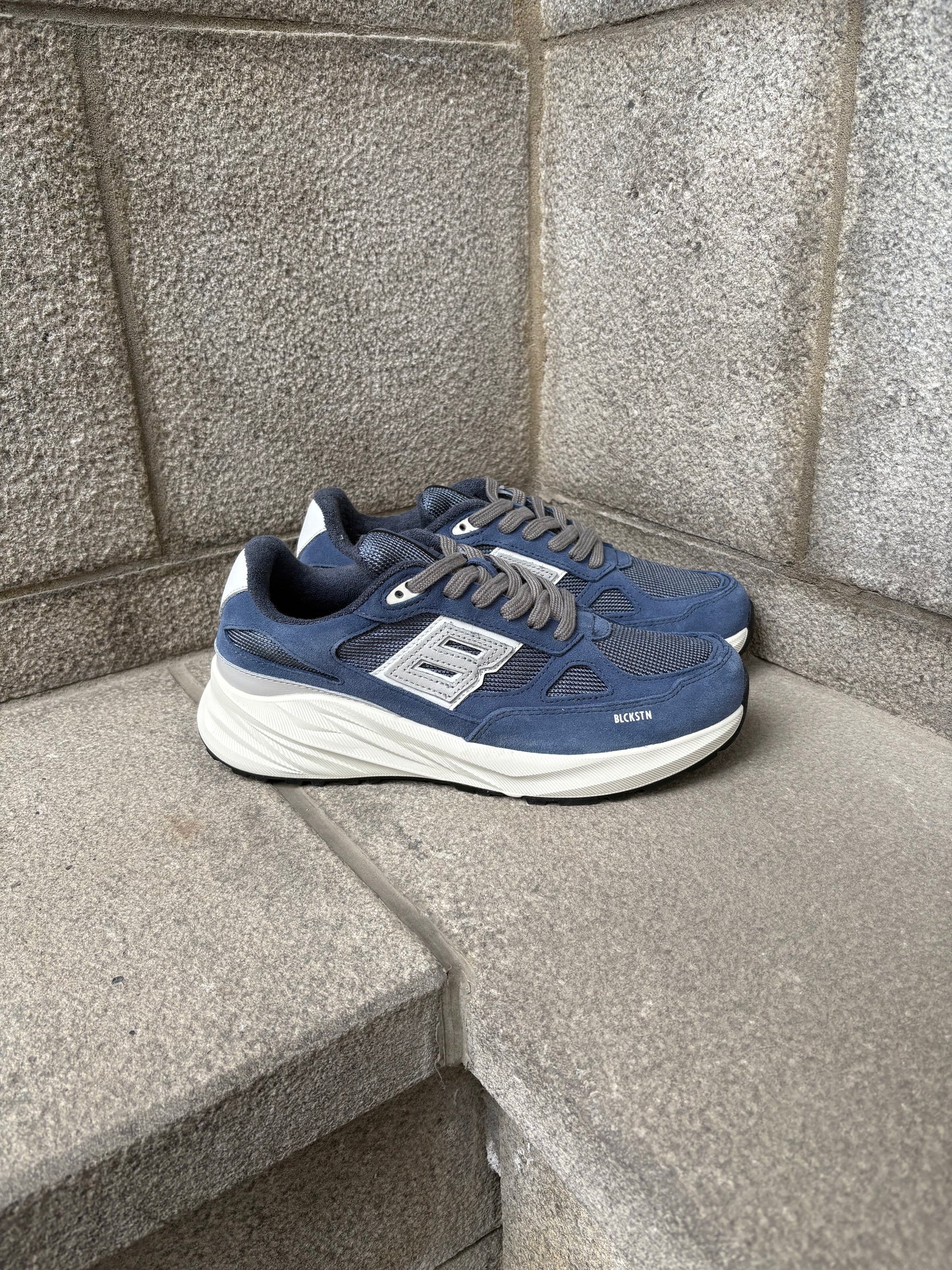 BLACKSTONE | Baskets "Flint Moss" - Bleu
