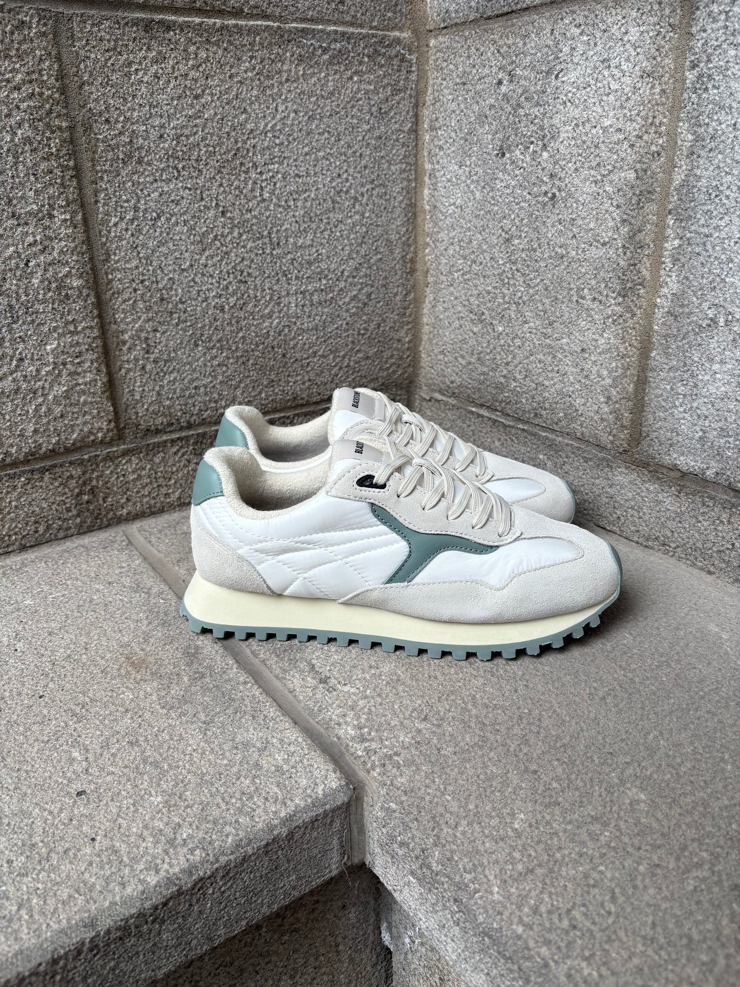 BLACKSTONE | Baskets "Scoria Legend" - Blanc / Vert