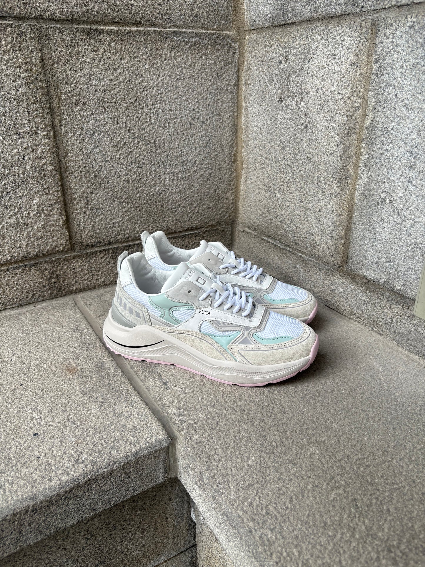 DATE | Baskets ''Fuga HF Plus'' - Blanc / Rose