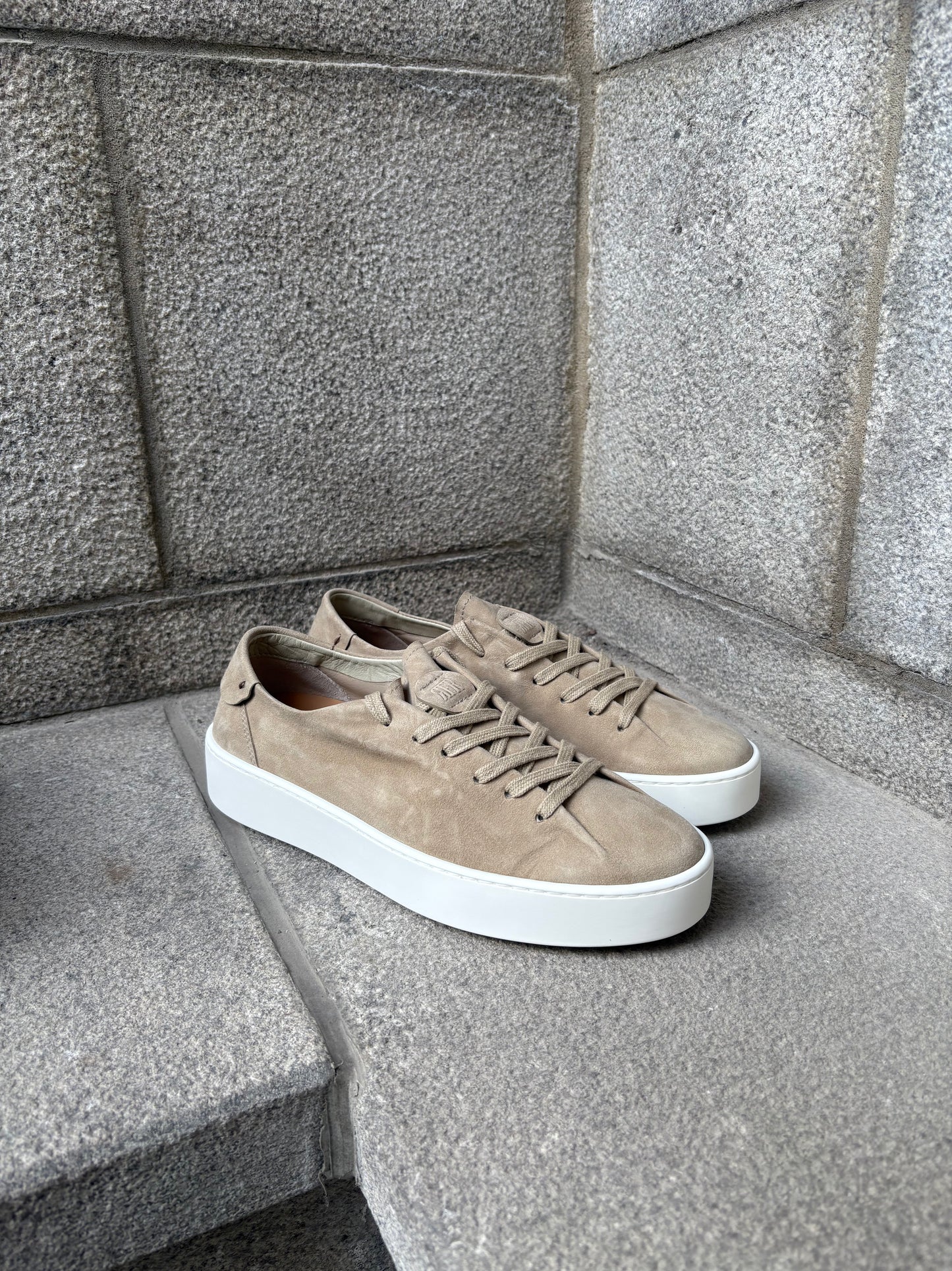 Fabiano ricci | Basket en cuir "PURE" - Beige