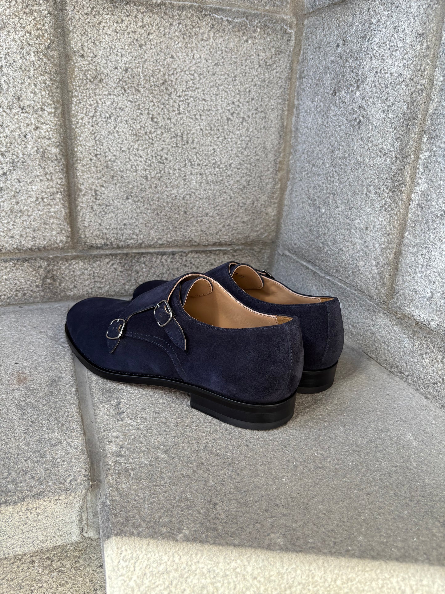 Fabiano Ricci | Mocassins à boucle "MONK" - Marine