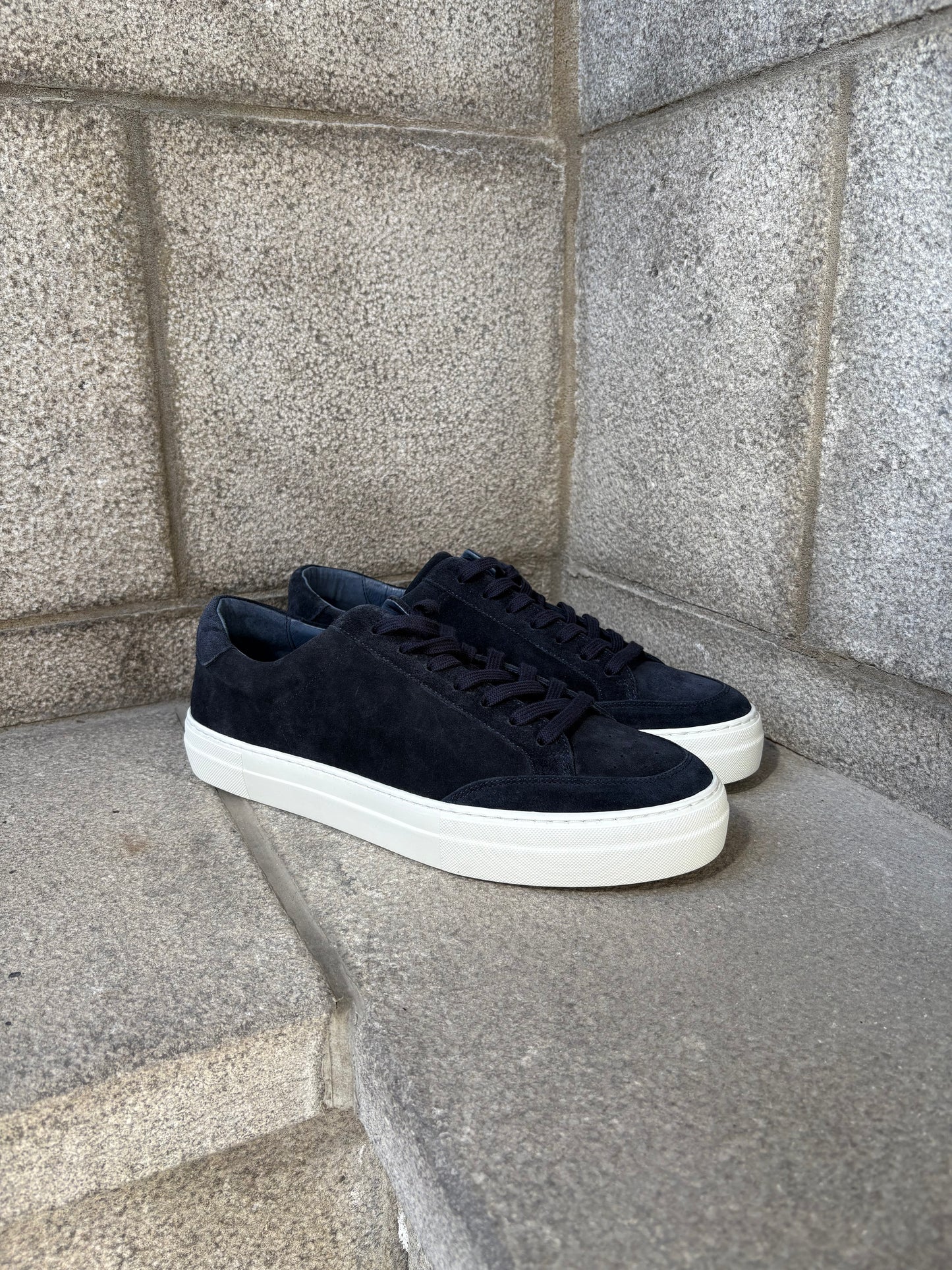 J.Lindeberg | La chaussure 'Art Signature' en suede - Bleu marin