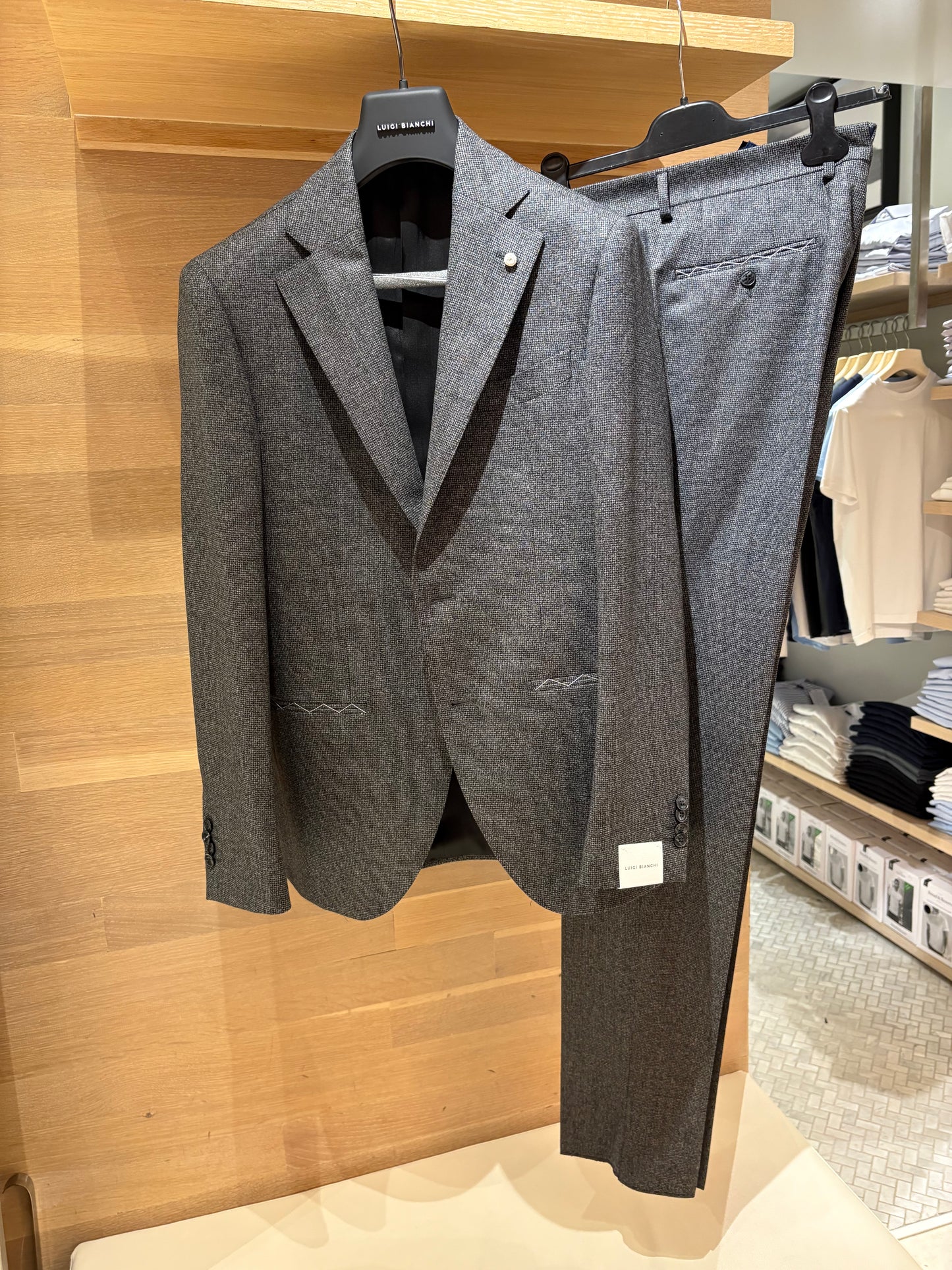 Luigi Bianchi | Costume en flanelle - Gris