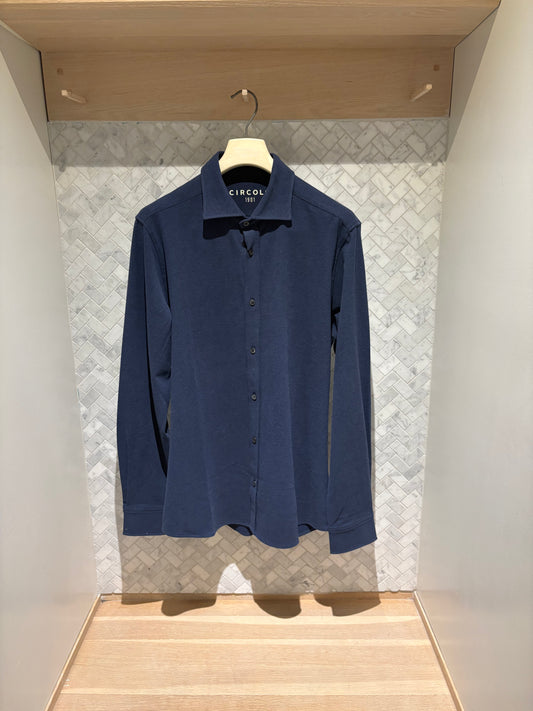 CIRCOLO 1901 | Chemise en coton - Bleu marine clair